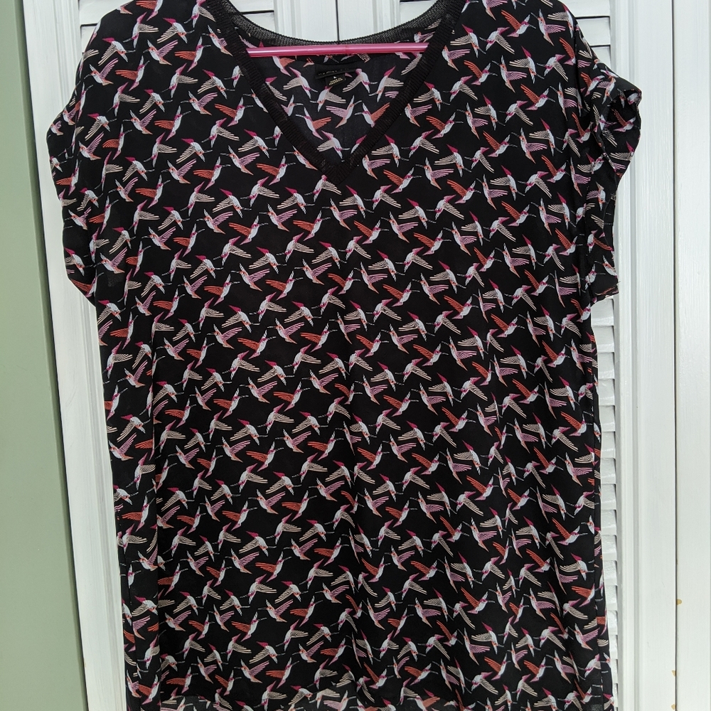 Worthington Hummingbird Short Sleeve Shirt